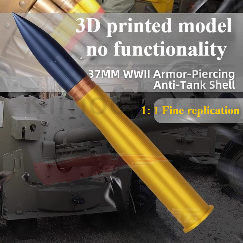 3D Printing Enthusiast - 3D-printen Tweede Wereldoorlog 37 mm model