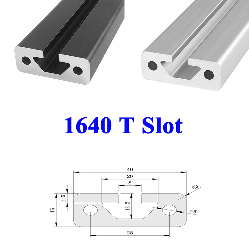 V Slot Aluminum Extrusion - 1PC 1640 Europese standaard aluminium profiel