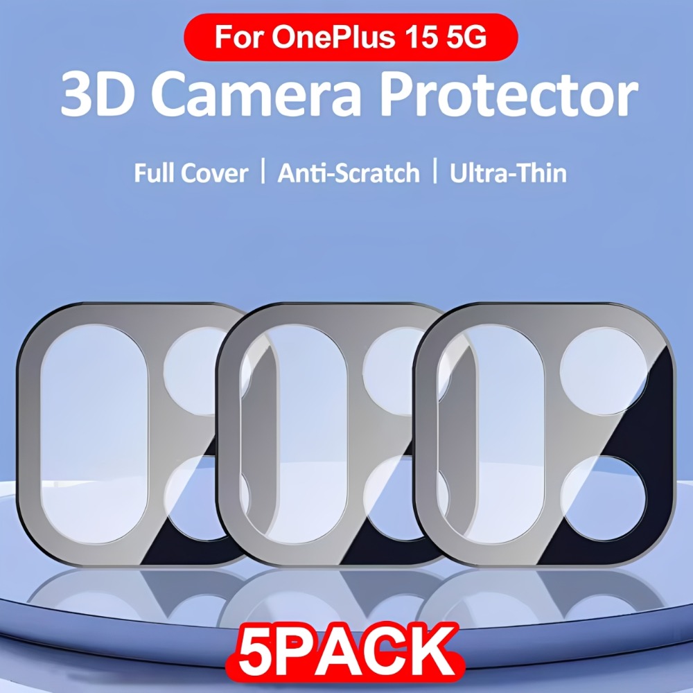 3D Printing Glass - 5-1 Stuks 3D 9H Camera Lens