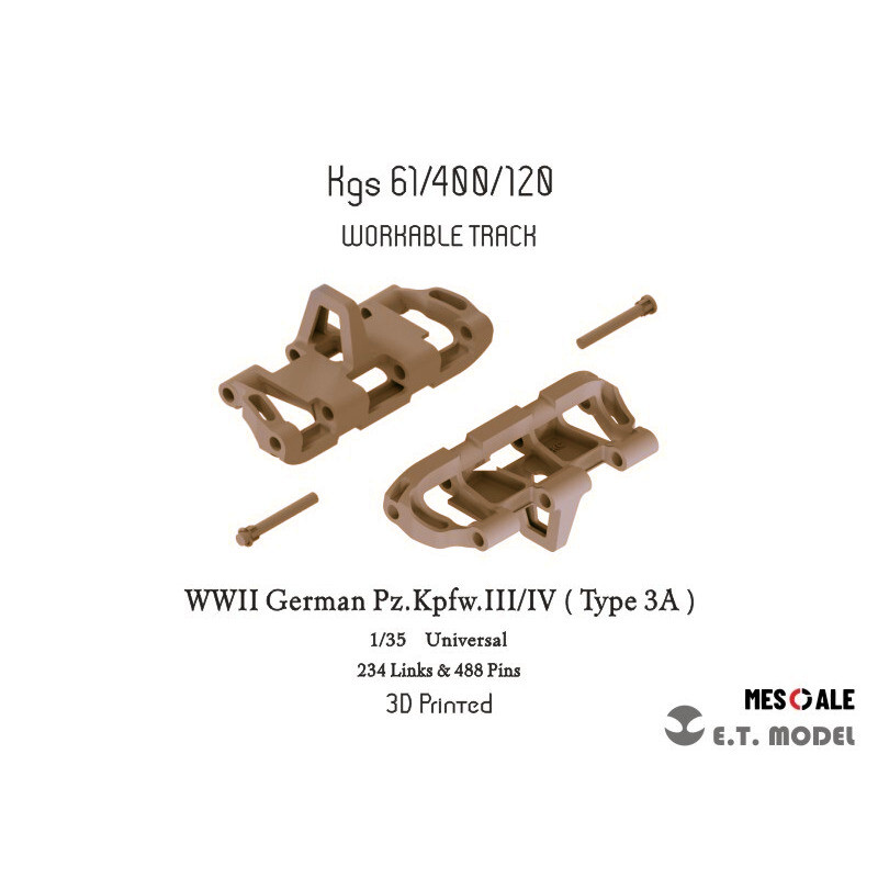 3D Printing Jobs - ET 1/35 P35-020 WWII Duitse Pz.Kpfw.III/IV