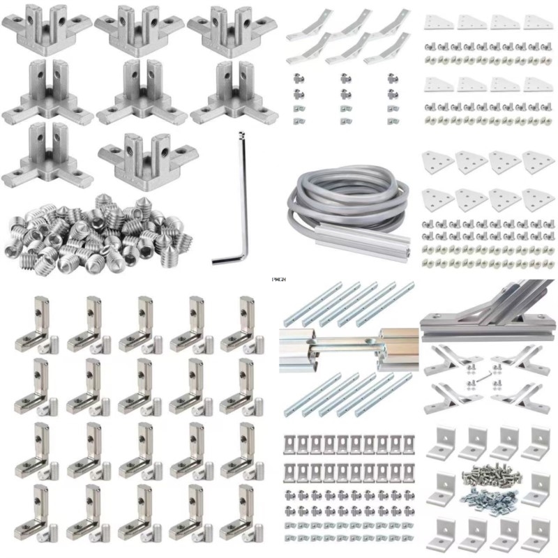 V Slot Aluminum Extrusion - 2020 Aluminium extrusie T/V-sleuf hoekbeugel 20S