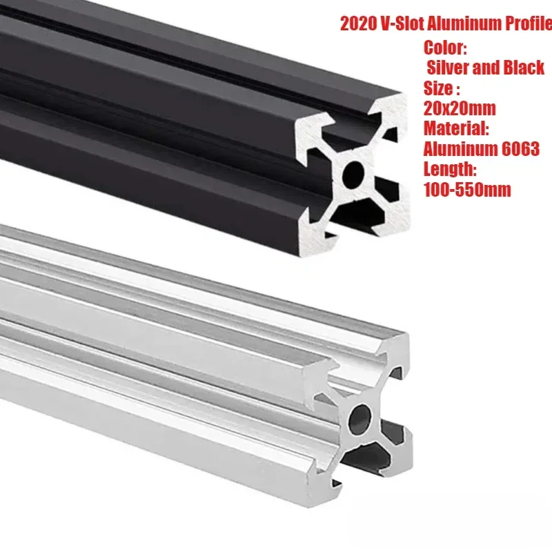 V Slot Aluminum Extrusion - 20x20mm Open Builds 2020 V-slot aluminium