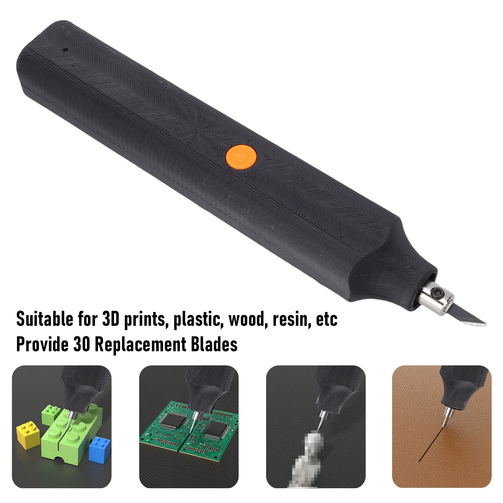 3D Printing Model Free - 40kHz Ultrasone Cutter met 30 Vervangende