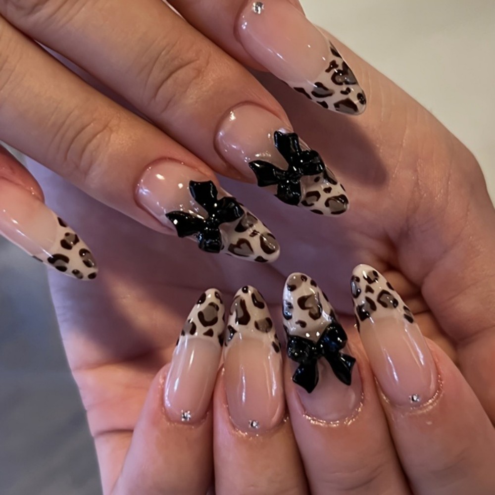 3D Printing Jobs - 24 stuks Franse Amandel Press-on Nagels