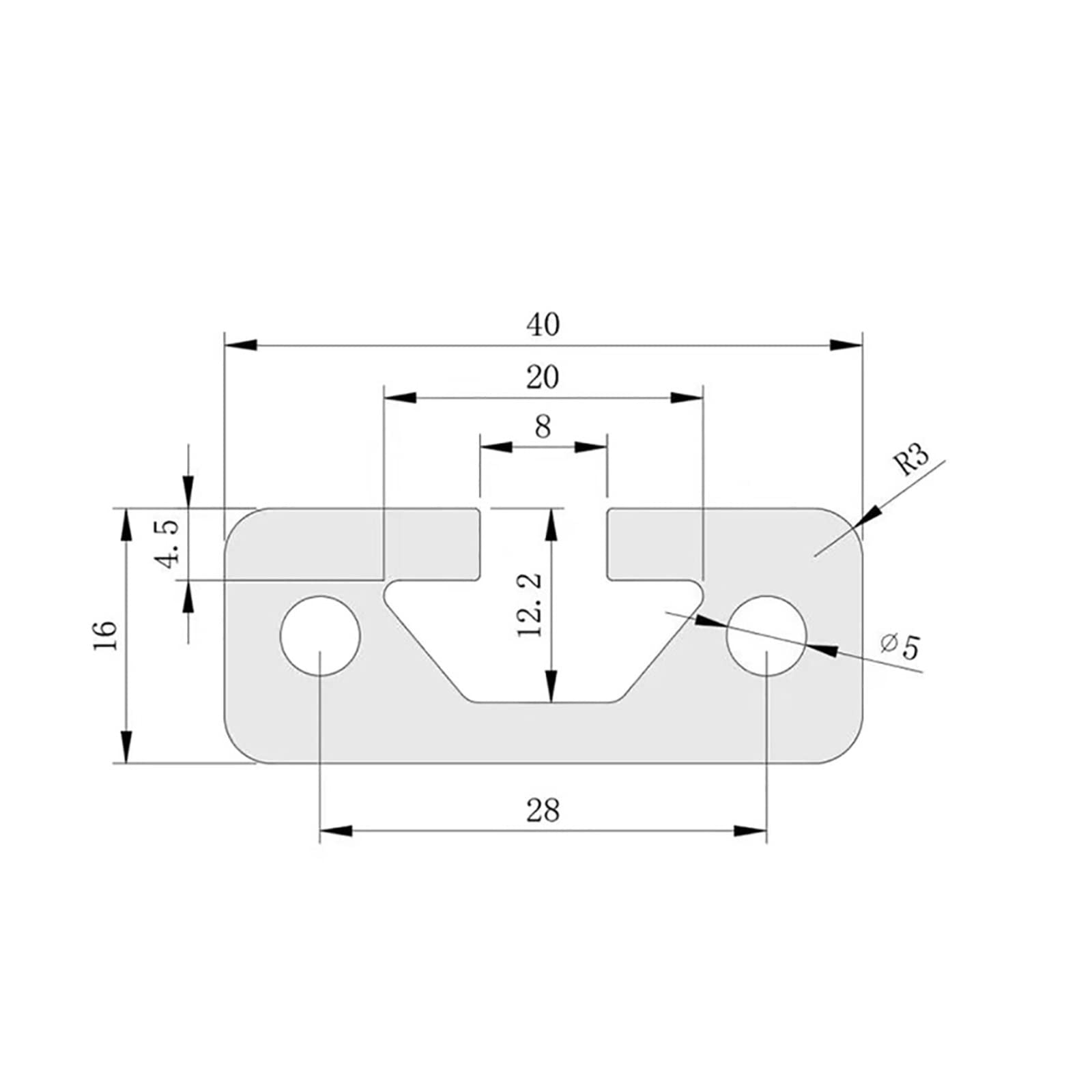 1PC 1640 Europese standaard al - V Slot Aluminum Extrusion recensie en prijs