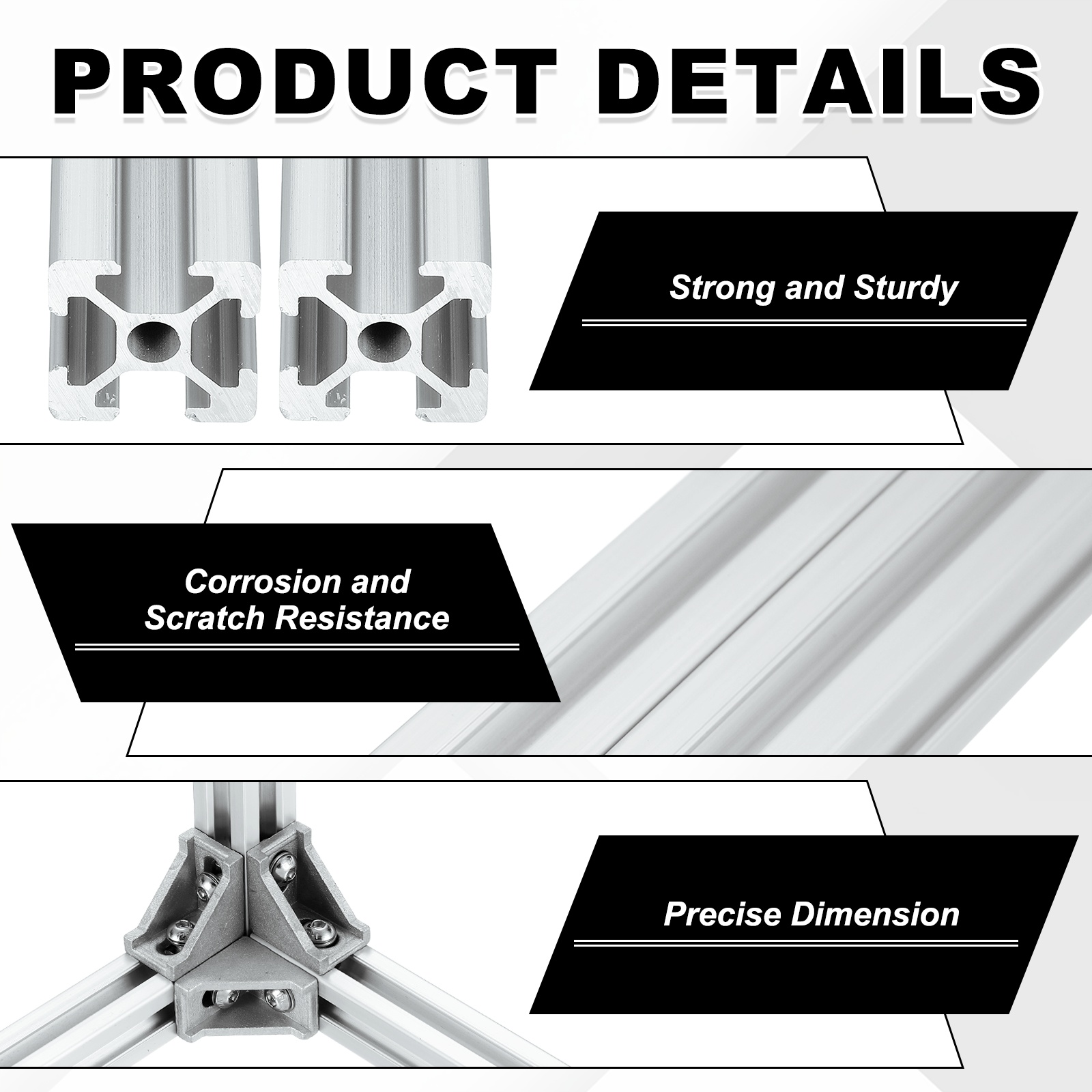 2Sets 100-400mm V-gleuf 2020 A - V Slot Aluminum Extrusion recensie en prijs
