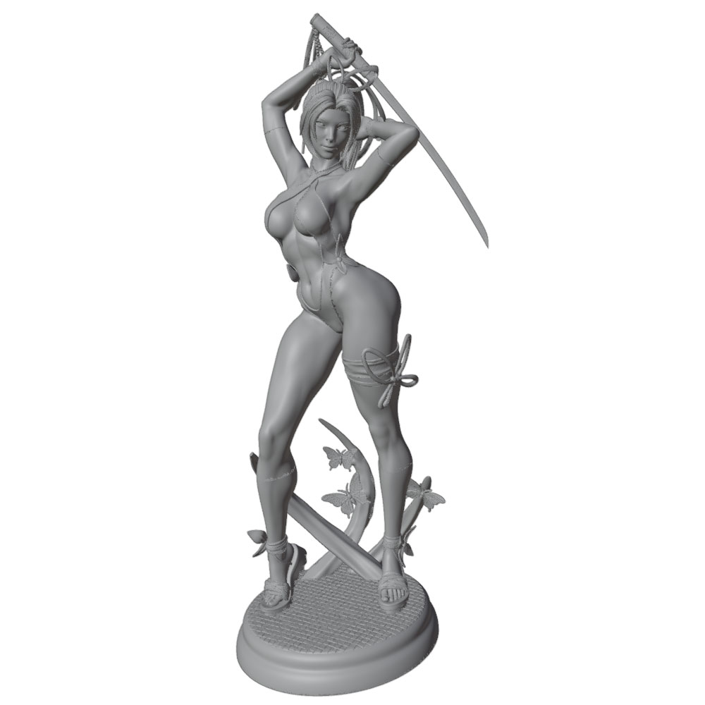 1/24 Vrouw 	 Warrior Resin Mod - 3D Printing Jobs recensie en prijs