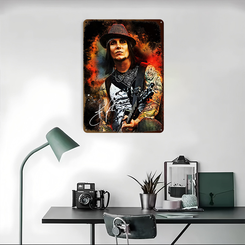 Synyster Gates Portret met Git - 3D Printing Guitar recensie en prijs