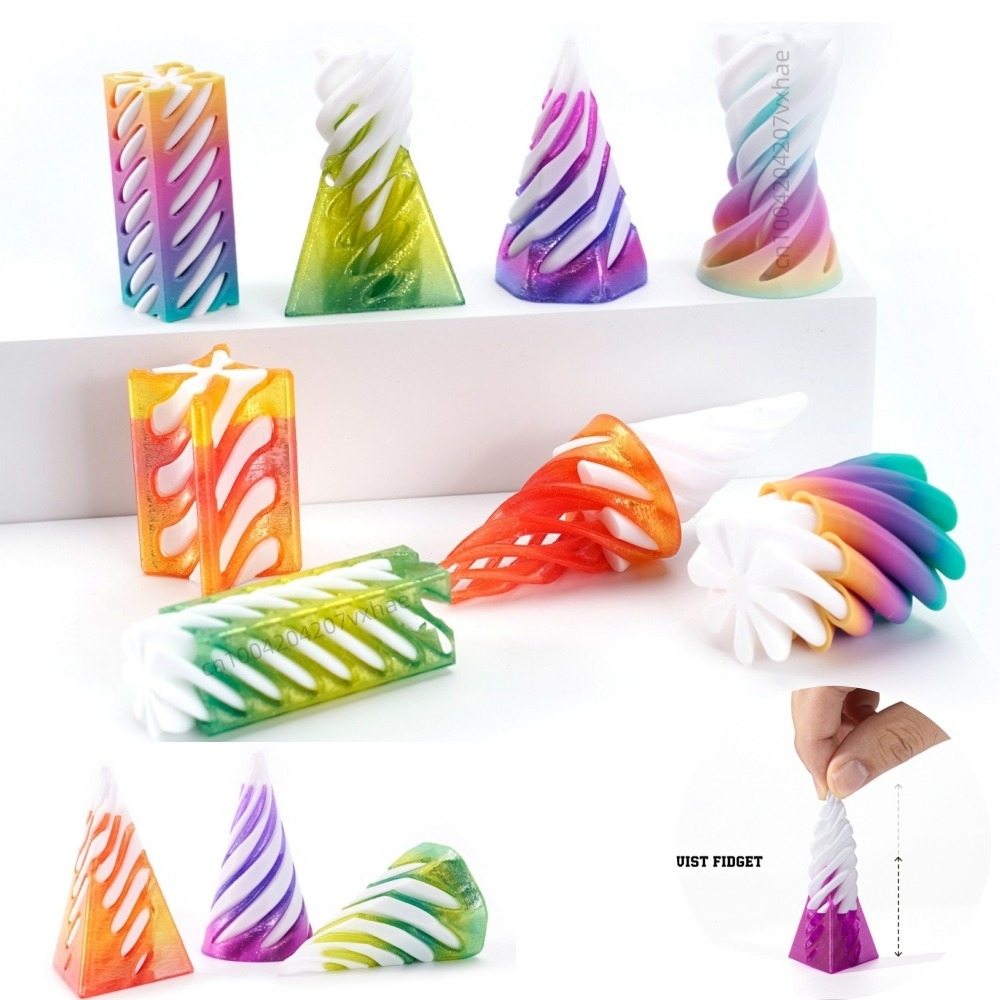 3D-geprinte Helix-schroef rote - 3D Printing App recensie en prijs