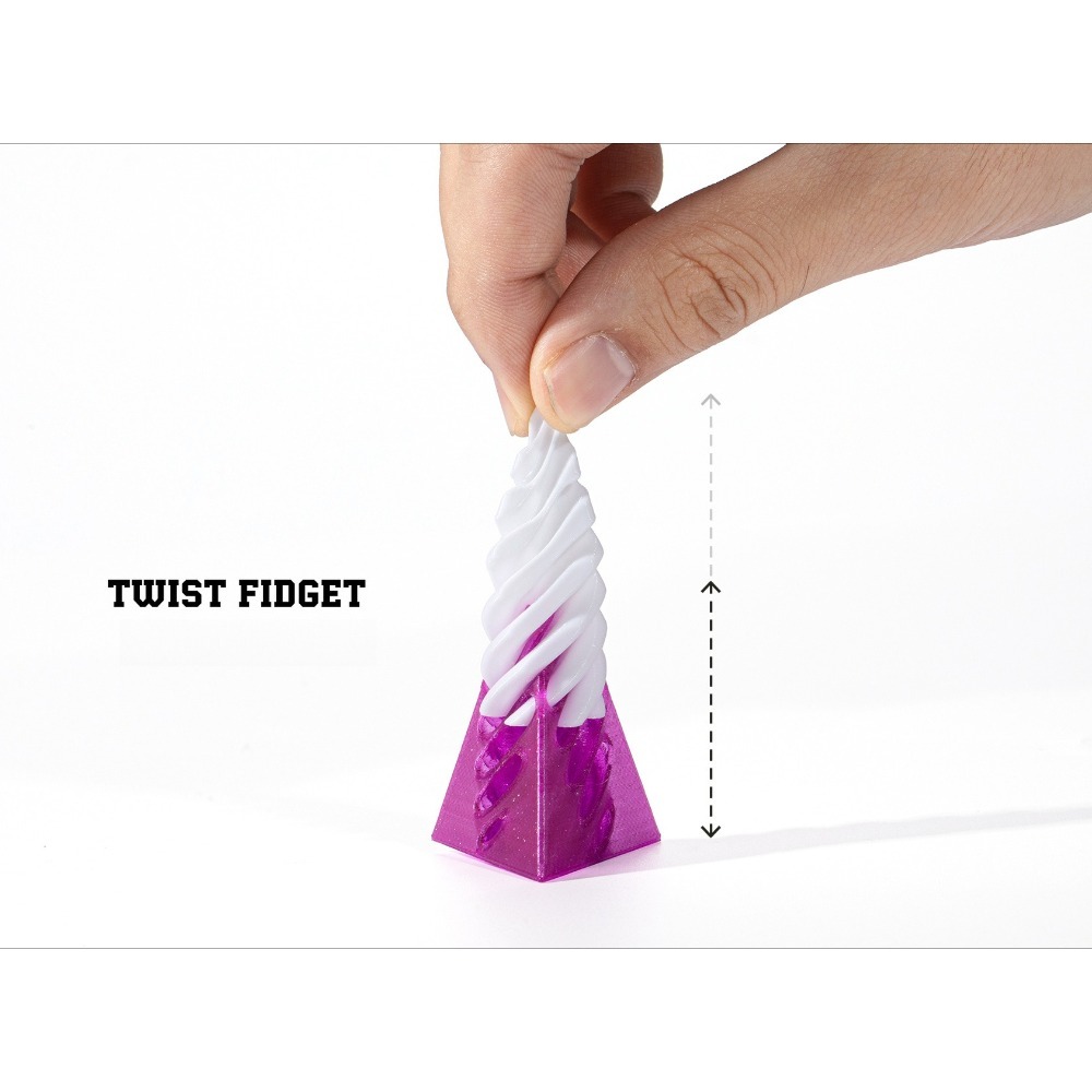 3D-geprinte Helix-schroef rote - 3D Printing App recensie en prijs