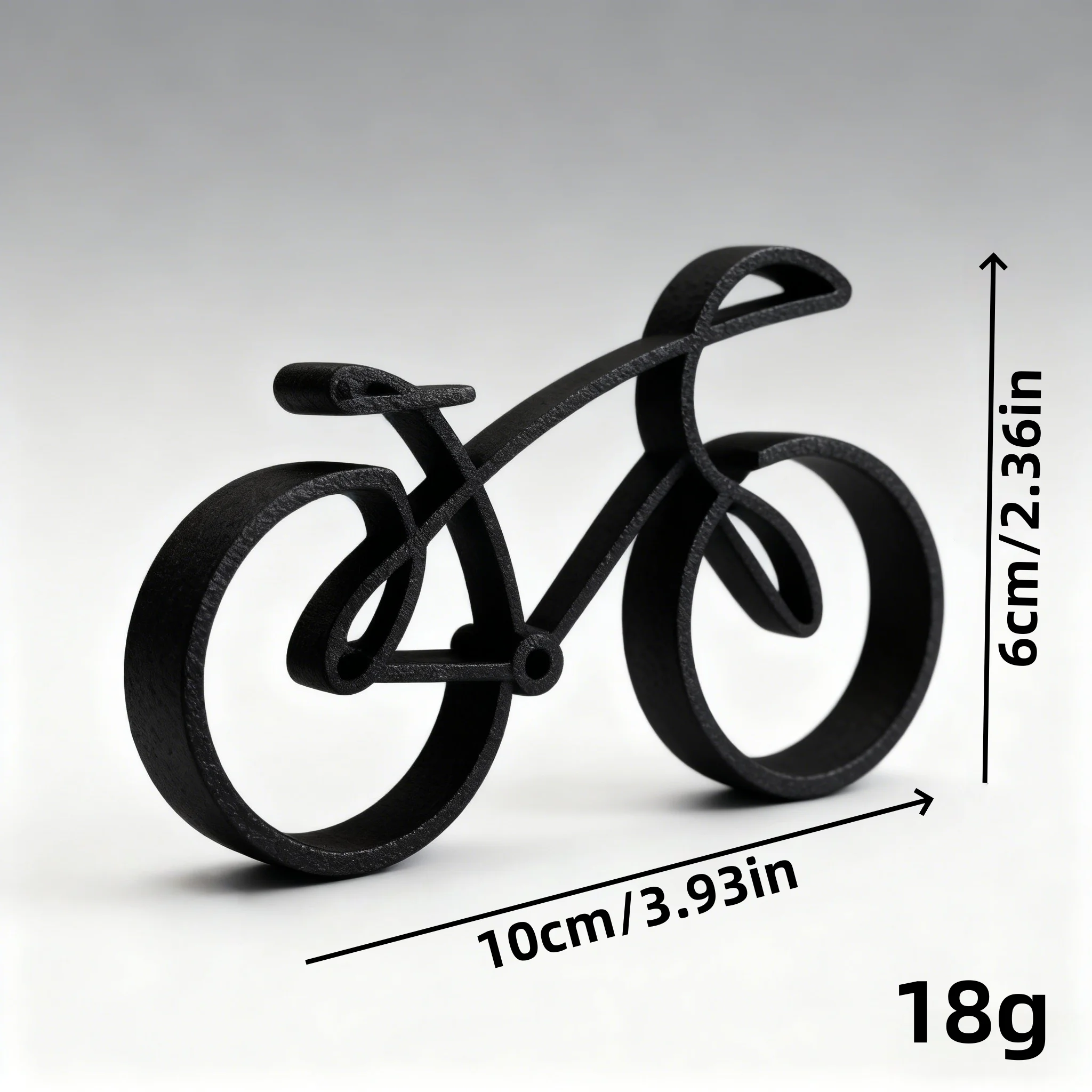 Elegant 3D-geprint fietssculpt - 3D Printing Enthusiast recensie en prijs