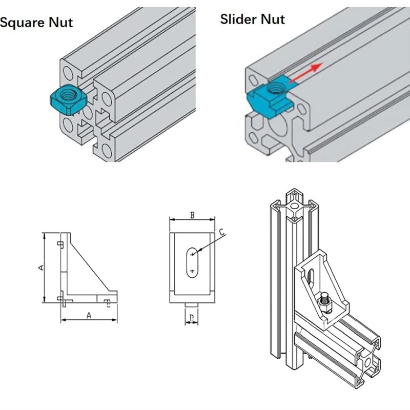 1Pcs Zwart 2040 T-Slot Europes - V Slot Aluminum Extrusion recensie en prijs