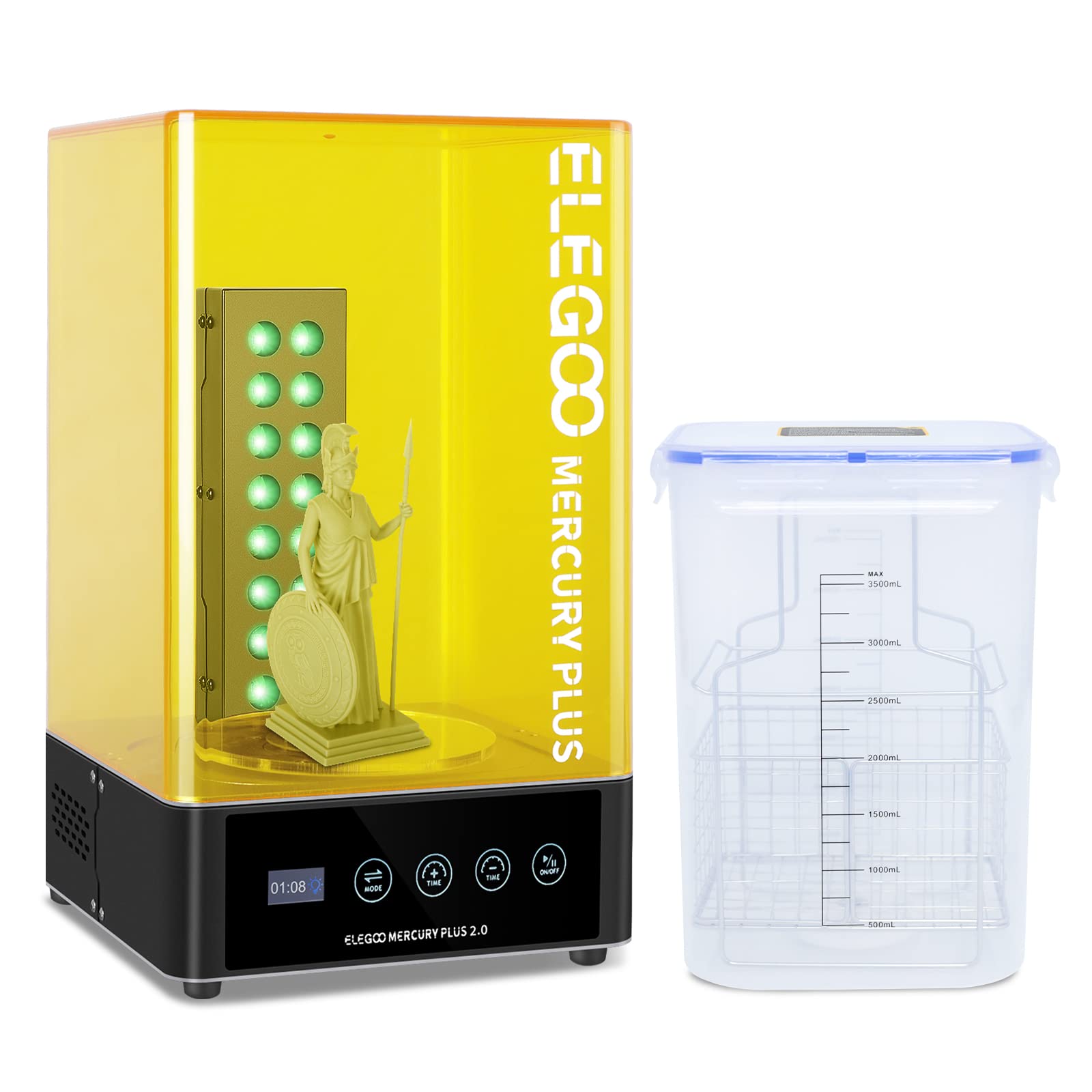 ELEGOO Plus 2.0 Was- en uithar - 3D Printing Model Free recensie en prijs
