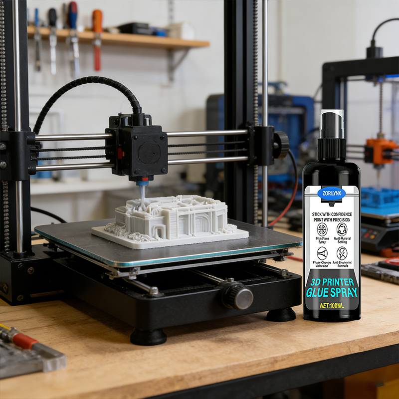 3D-printlijm spray, anti-kromt - 3D Printing Glass recensie en prijs
