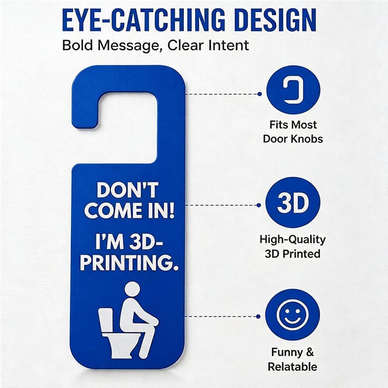 IALJ-Funny 3D-geprinte deurhan - 3D Printing Enthusiast recensie en prijs