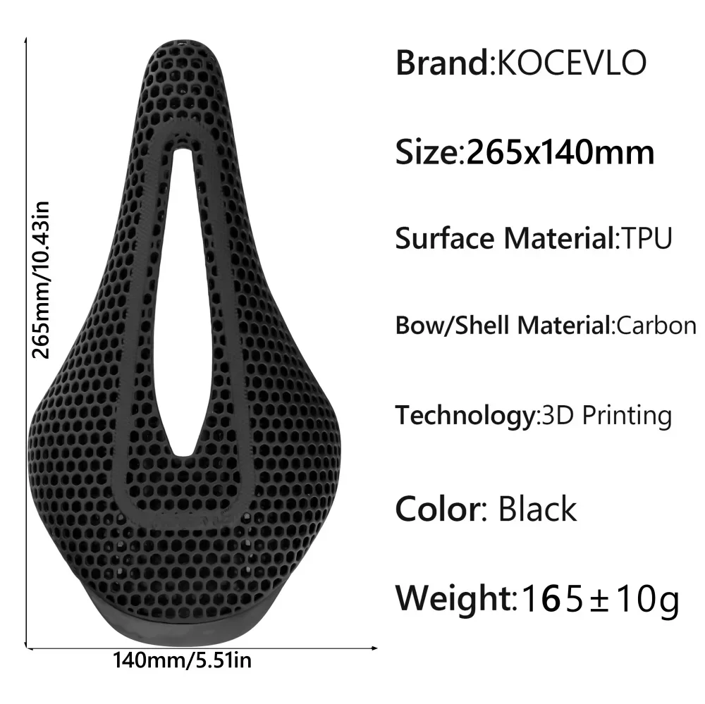 KOCEVLO R0 3D Gedrukt Fietszad - 3D Printing Tablet recensie en prijs
