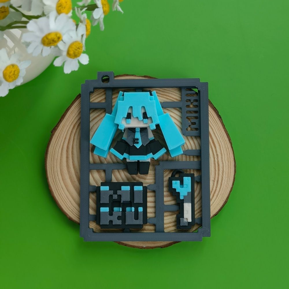 3D-geprint schattig pixel Hats - 3D Printing Model Free recensie en prijs
