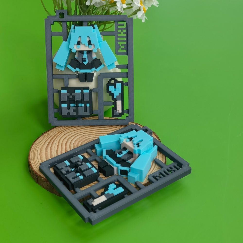3D-geprint schattig pixel Hats - 3D Printing Model Free recensie en prijs