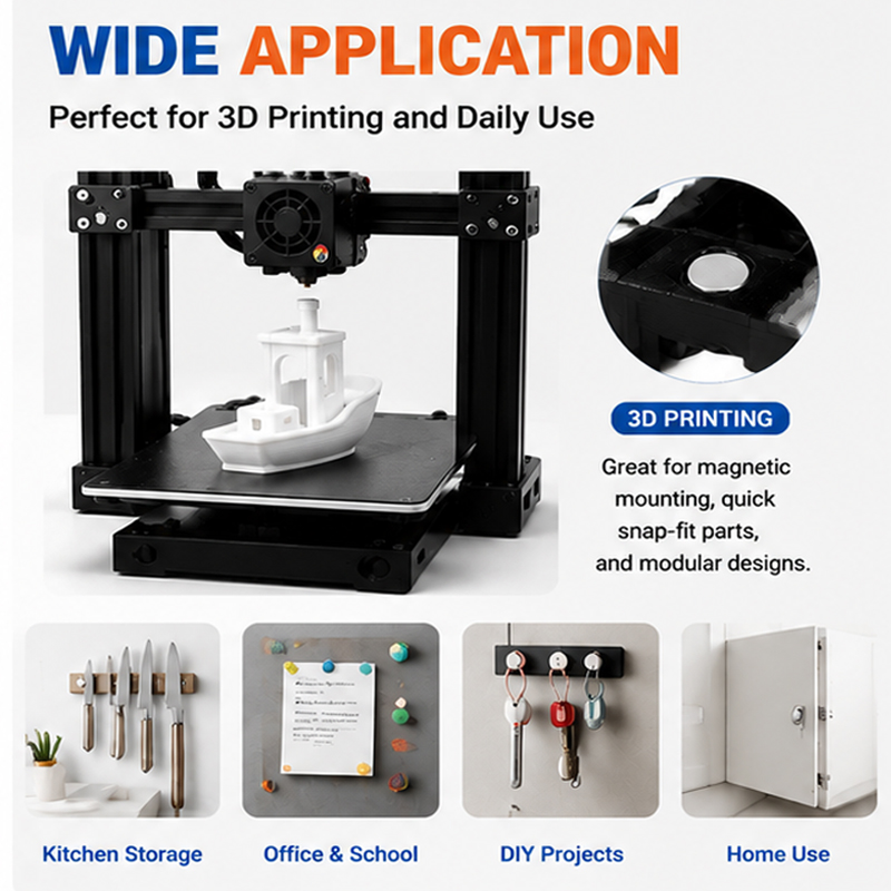 200 stuks/doos 3D-printmagnete - 3D Printing Process recensie en prijs