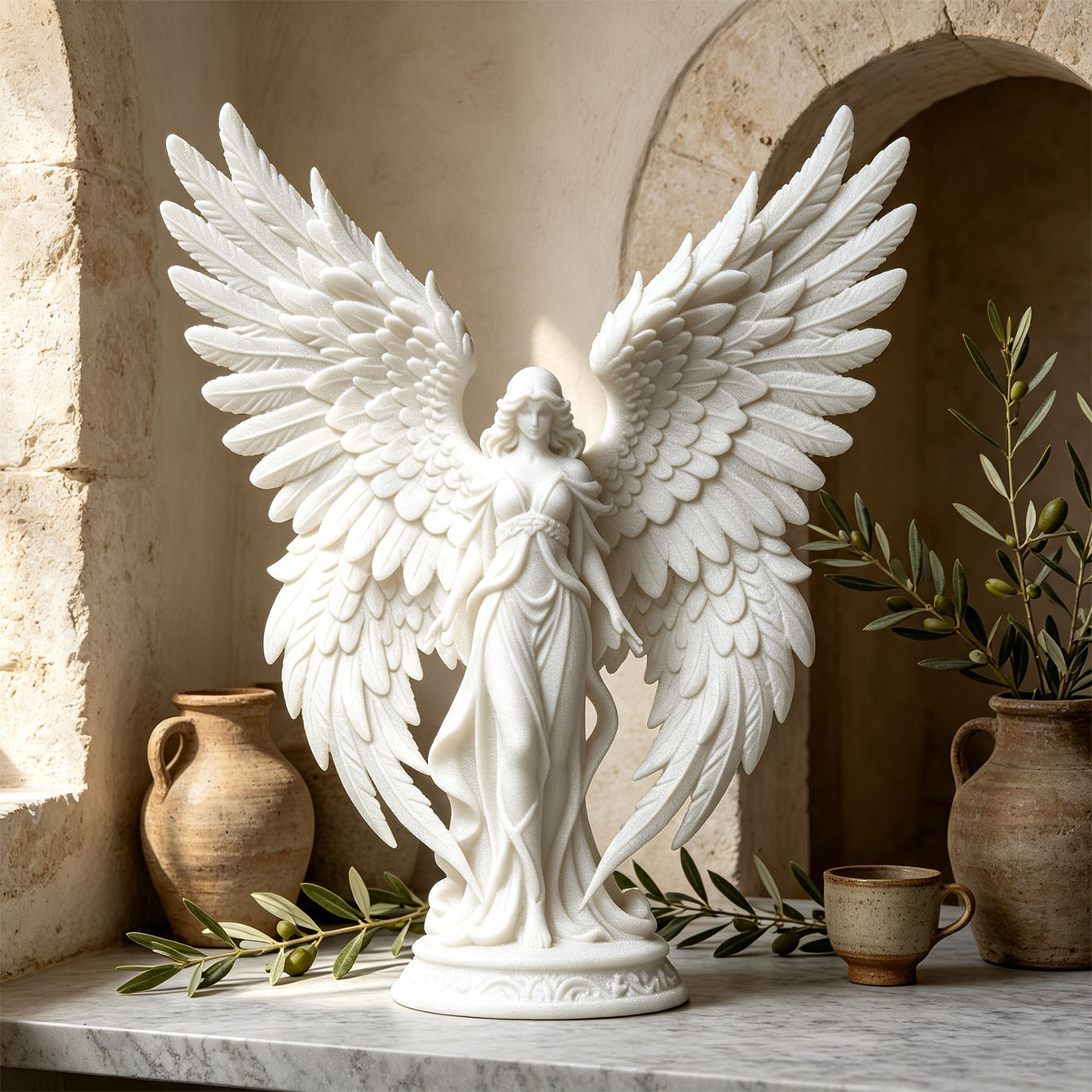 Licht Luxe 3D Geprint Engel Go - 3D Printing Jobs recensie en prijs