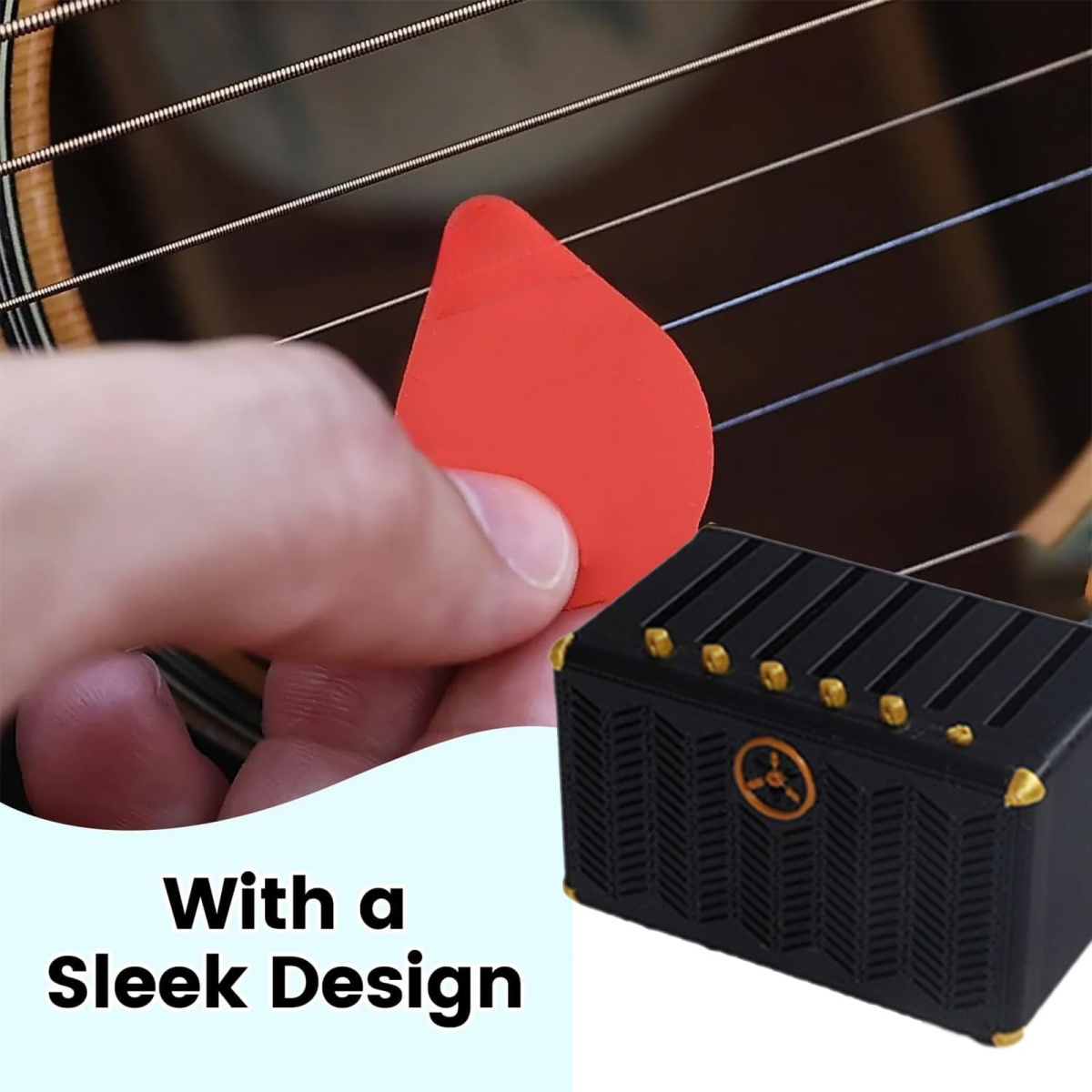 Gitaarplectrumhouder, 3D-gepri - 3D Printing Guitar recensie en prijs
