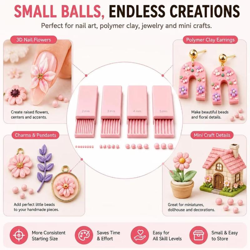 # Nail Art Bead Roller 4-delig - 3D Printing Design Maker recensie en prijs