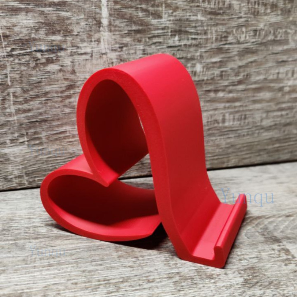 Eén hartvormige telefoonstanda - 3D Printing Tablet recensie en prijs